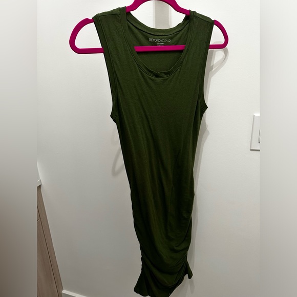 Beyond Yoga Maternity Dress - Army Green - Picture 1 of 4